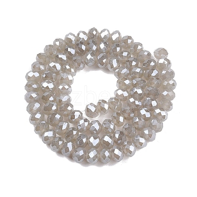 Electroplate Glass Beads Strands EGLA-A044-J6mm-A10-1