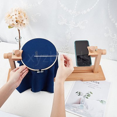 Adjustable Embroidery Frame Hoop Stand Holder TOOL-WH0021-54-1