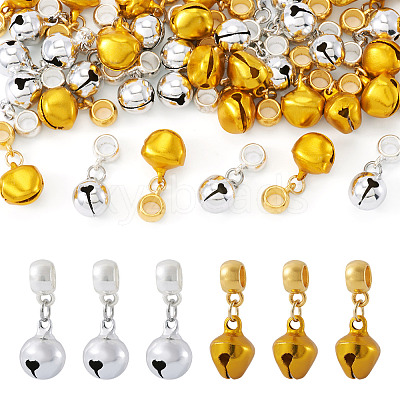 40Pcs 2 Colors Brass Pendants KK-TA0003-22-1