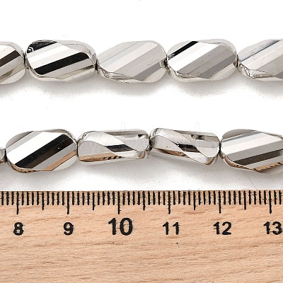 Electroplate Glass Beads Strands EGLA-F166-05B-P-1