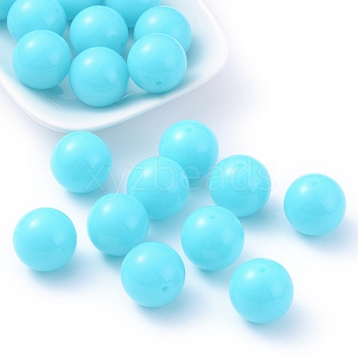 Fluorescence Chunky Acrylic Beads MACR-R517-20mm-05-1