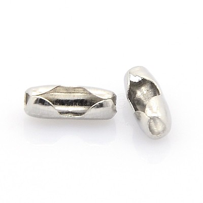 Tarnish Resistant Stainless Steel Ball Chain Connectors STAS-L018E-P-1