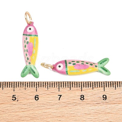 Printed Brass Pendants KK-CBA0A0E-01D-G-1