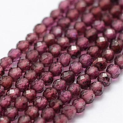 Natural Garnet Beads Strands G-K185-07A-1