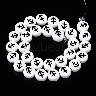 Handmade Porcelain Ceramic Beads Strands PORC-S502-032C-1