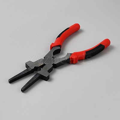 Multifunctional Carbon Steel Welding Pliers with Red Rubber Handles TOOL-WH0155-243-1