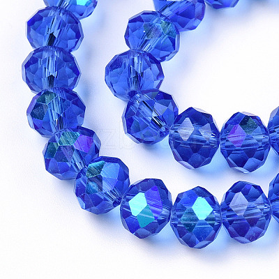 Electroplate Glass Beads Strands LS-EGLA-A034-T2mm-L26-1