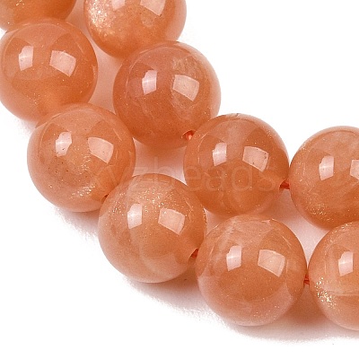 Natural Sunstone Beads Strands G-G342-A04-10.5mm-1
