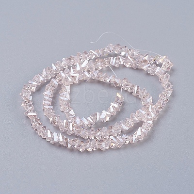 Electroplate Glass Beads Strands LS-EGLA-J146-4mm-AB02-1