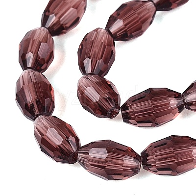 Transparent Glass Beads Strands GLAA-N071-01A-A19-1