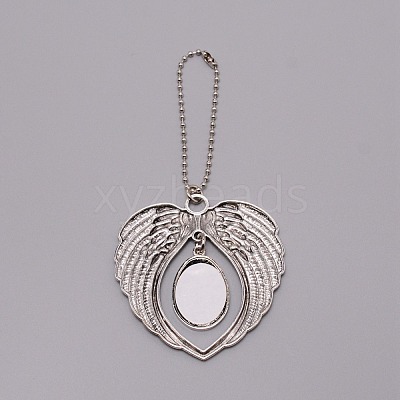 Alloy Pendant Decoration Cabochon Settings AJEW-WH0251-45-1