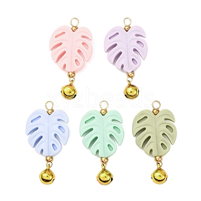 5Pcs Food Grade Eco-Friendly Silicone Pendants PALLOY-JF04549-01-1