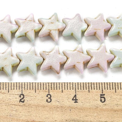 Baking Paint Synthetic Turquoise Beads Strands G-H060-07B-1