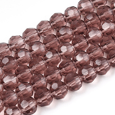 Glass Beads Strands EGLA-J042-4mm-06-1