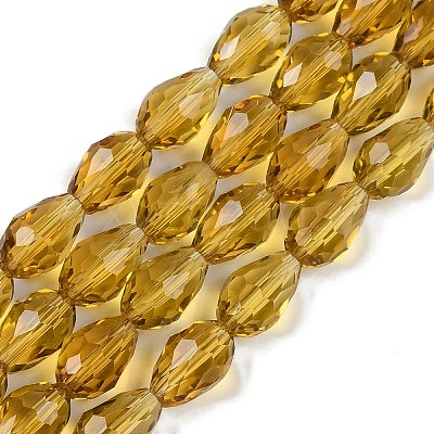 Transparent Glass Beads Strands EGLA-N013-T10mm-D08-1