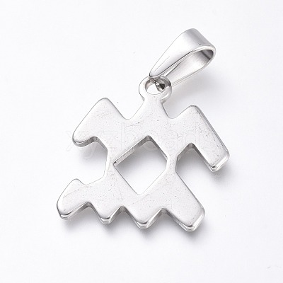Non-Tarnish 304 Stainless Steel Pendants STAS-L210-06L-P-1