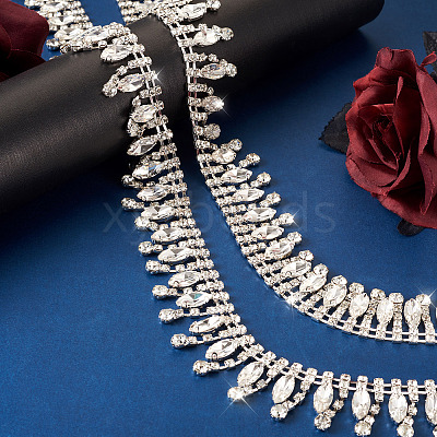 Iron Crystal Rhinestone Cup Chain CH-CW0001-02-1
