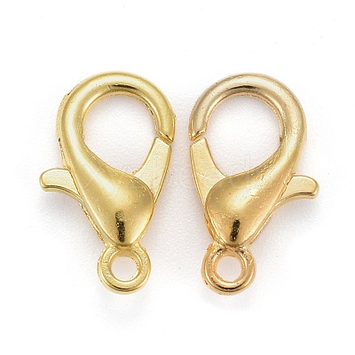 Zinc Alloy Lobster Claw Clasps E105-G-1