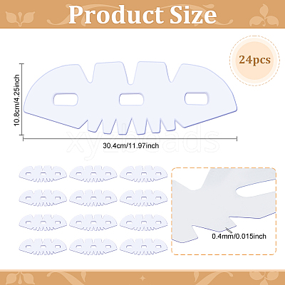 Resin Hat Shaper Insert for Baseball Caps FIND-WH0126-703B-1