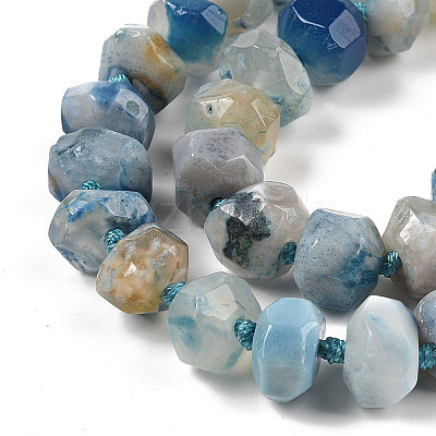 Natural Cherry Blossom Agate Beads Strands G-P535-I02-01A-1