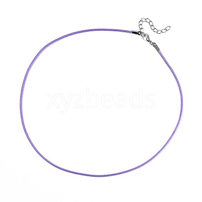 Waxed Cotton Cord Necklace Making MAK-S034-021-1