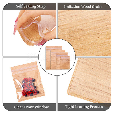 40Pcs 4 Styles PVC Resealable Bags OPP-TA0001-18A-1