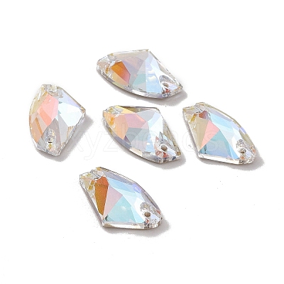 Axe Shape Sew on Rhinestone RGLA-C001-01C-001LA-1