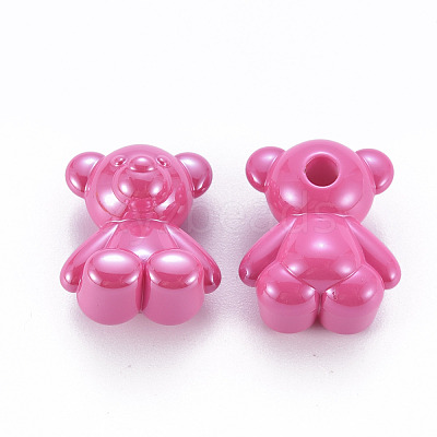 Pearlized Opaque Acrylic Beads MACR-S373-39I-1