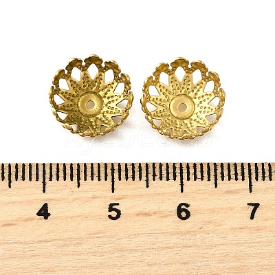 304 Stainless Steel Bead Caps STAS-B087-10C-G-1