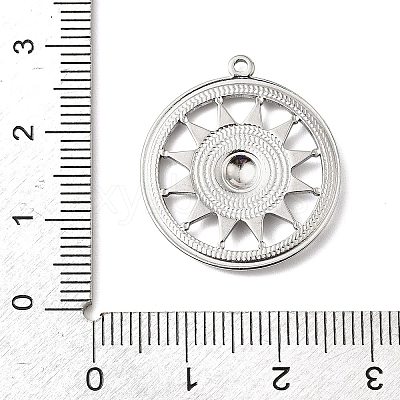 304 Stainless Steel Pendants STAS-H482-01P-1
