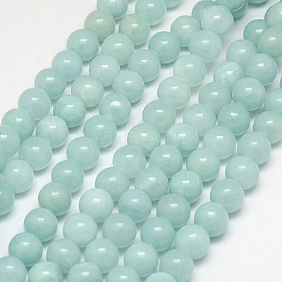 Natural Yellow Jade Beads Strands G-G598-4mm-YXS-20-1