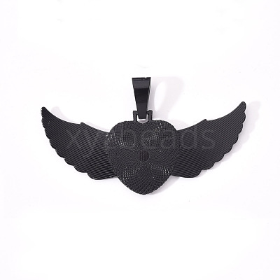Alloy Pendant Cabochon Settings X-PALLOY-S107-002EB-RS-1