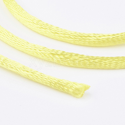 Nylon Satin Rattail Cords NWIR-L006-2mm-12-1