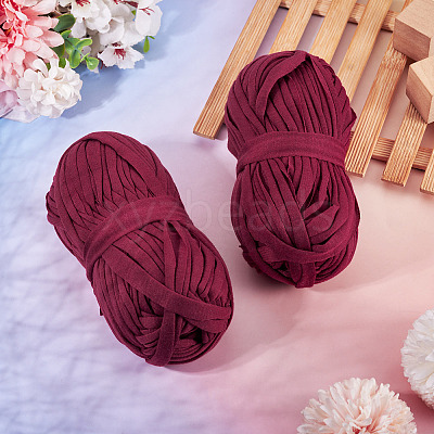 Super Bulky Polyester Fabric Strip T-Shirt Yarn OCOR-TADJ0001-11G-1