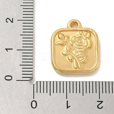 Ion Plating(IP) 304 Stainless Steel Pendants STAS-Q334-24G-1