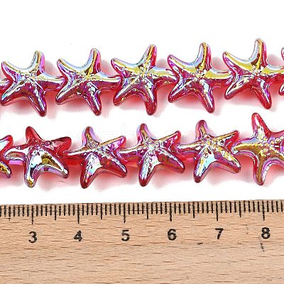 Electroplate Glass Beads Strands EGLA-P069-01A-AB01-1