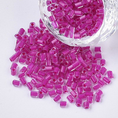 8/0 Two Cut Glass Seed Beads SEED-S033-09A-07-1