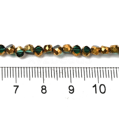 Electroplate Glass Beads Strands X-EGLA-P061-01B-06-1