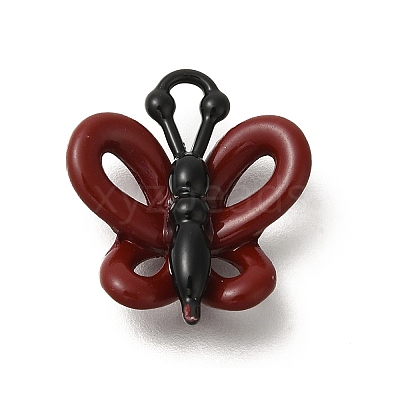 Red and Black Double Screen Alloy Pendants FIND-Z067-01B-03-1