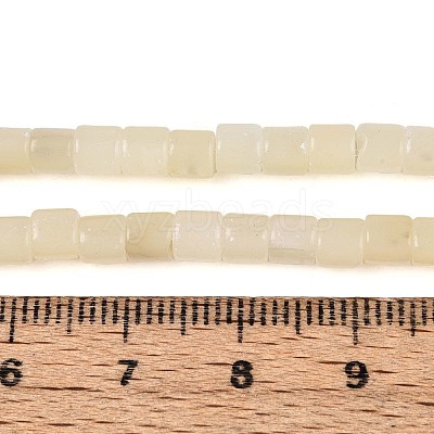 Natural White African Opal Beads Strands G-T141-85B-01-1
