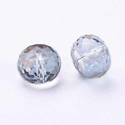 Electorplated Glass Beads EGLA-E005-03-1