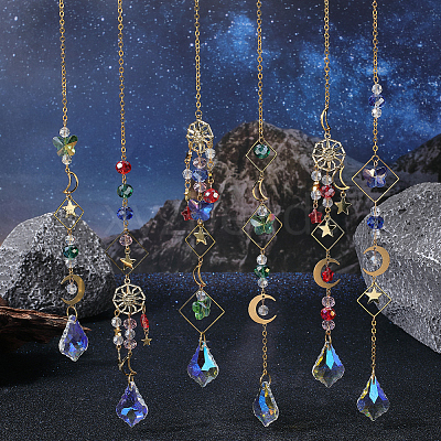 DIY Pendant Decoration Suncatchers Making Kit DIY-SC0024-01-1