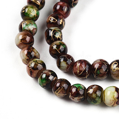 Baking Paint Glass Beads X1-DGLA-N003-4mm-B07-1