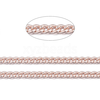 Brass Twisted Chains CHC010Y-RG-1