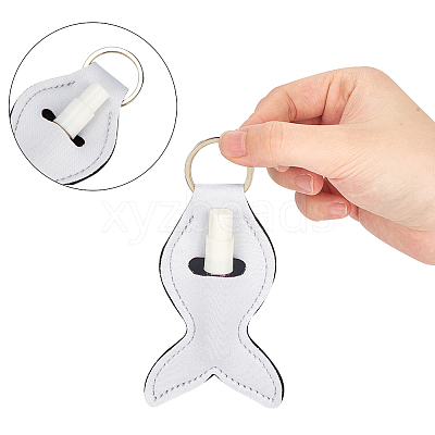 Sublimation Blank MDF Hand Sanitizer Keychain Holders KEYC-GF0001-04-1