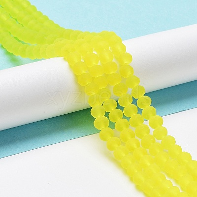 Transparent Glass Beads Strands X-EGLA-A034-T10mm-MD29-1