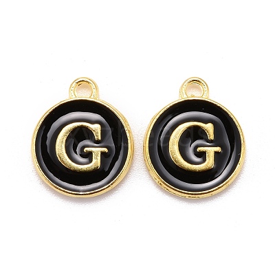 Golden Plated Alloy Charms ENAM-S118-02G-1