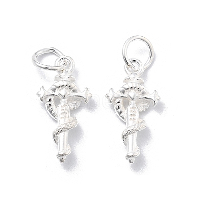 925 Sterling Silver Pendants STER-D302-11S-1