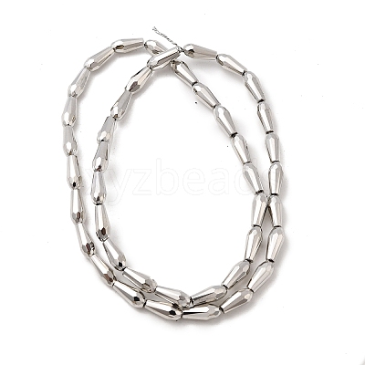 Electroplate Glass Beads Strands EGLA-F166-09P-1