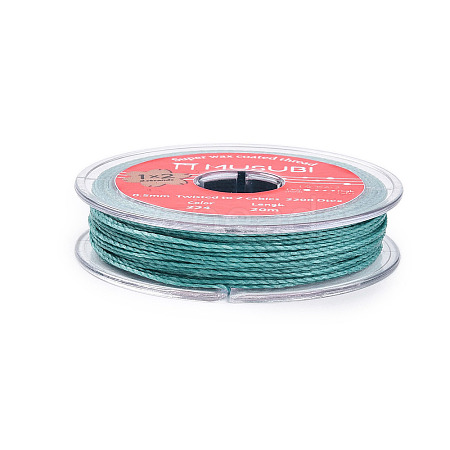 2-Ply Round Waxed Cotton Thread Cords YC-T004-01A-17-1